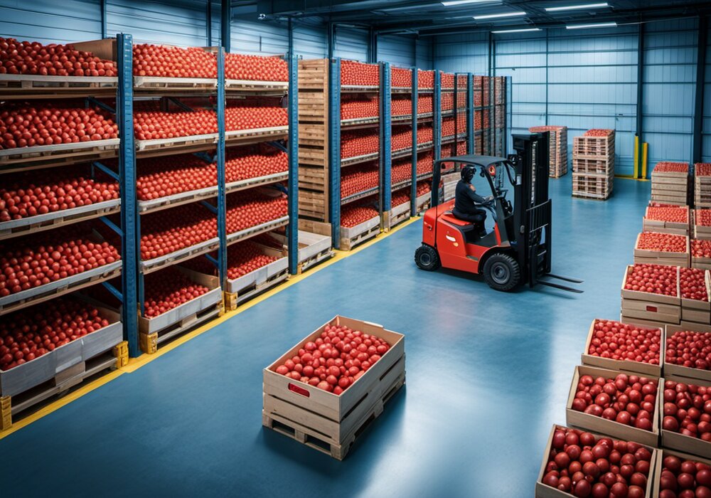 3D visualization of CA room bin locations